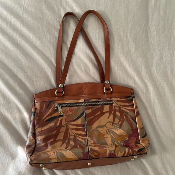 Patricia Nash Handbags - Patricia Nash Limited Edition 100% Leather Poppy Tote Palm Leaves Purse**READ